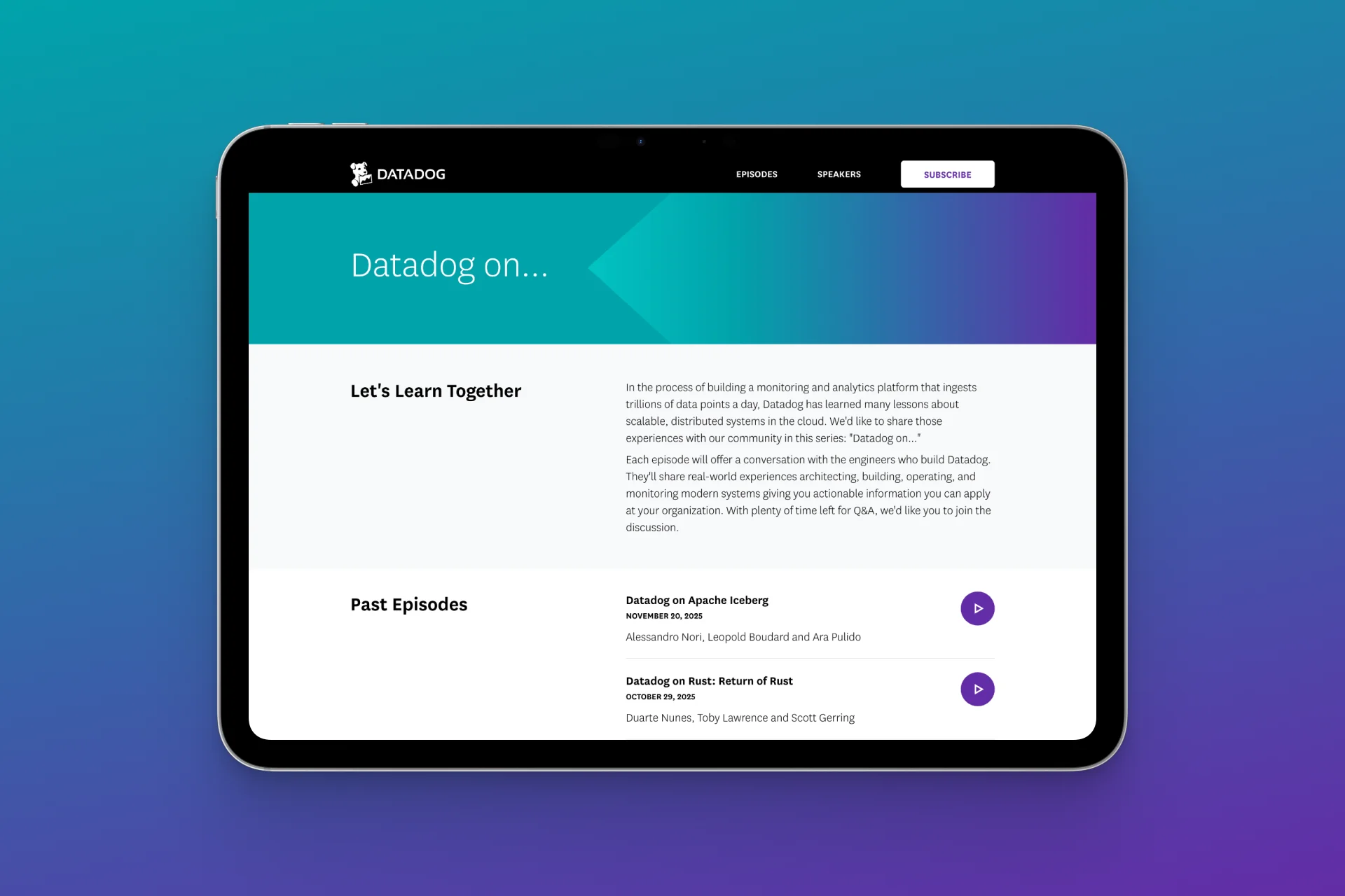 Datadog On
