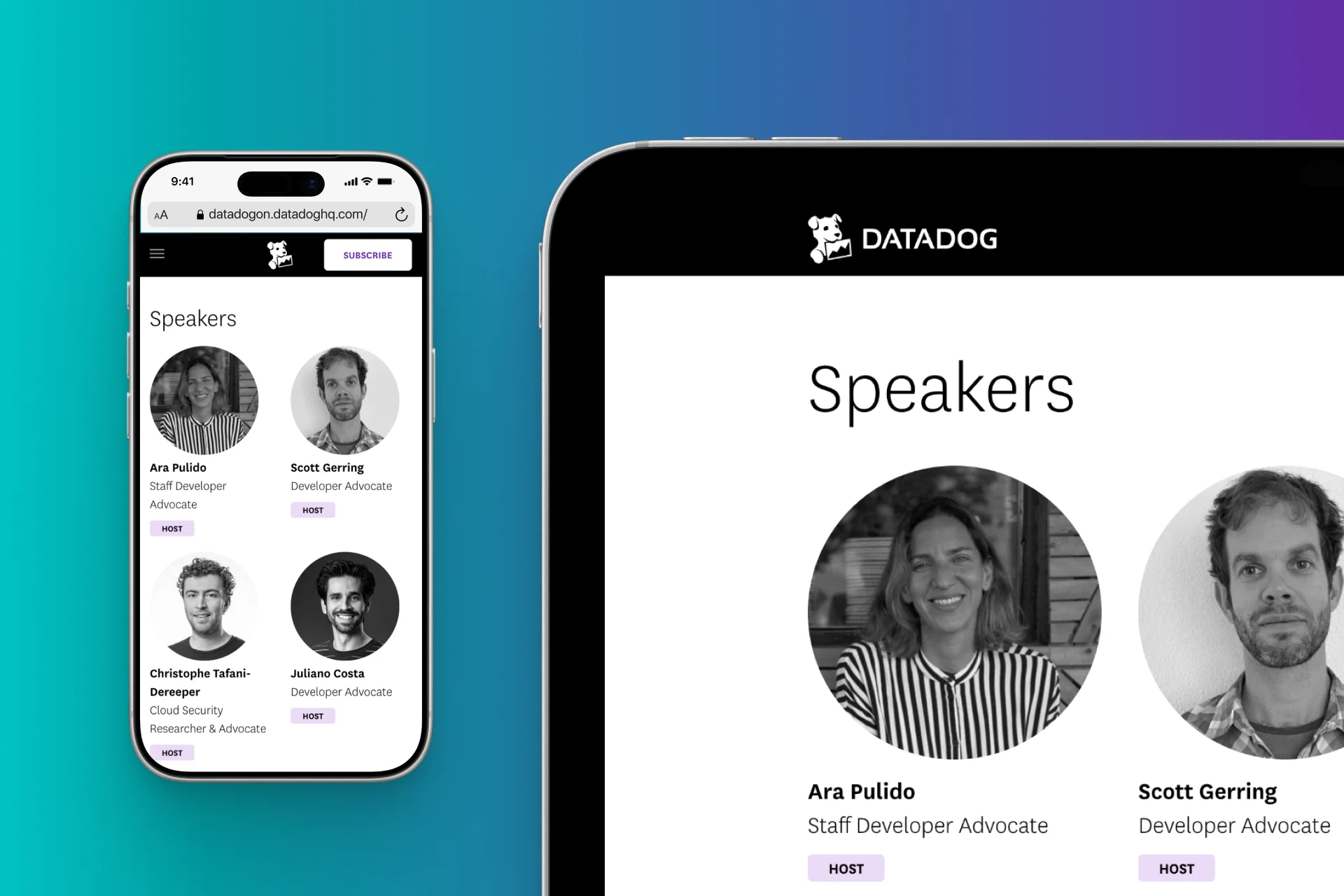 Speakers across devices