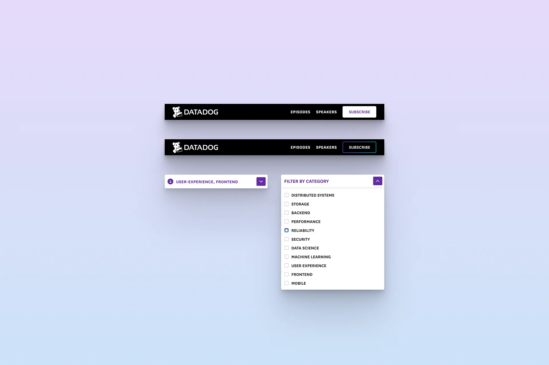 Datadog On UI