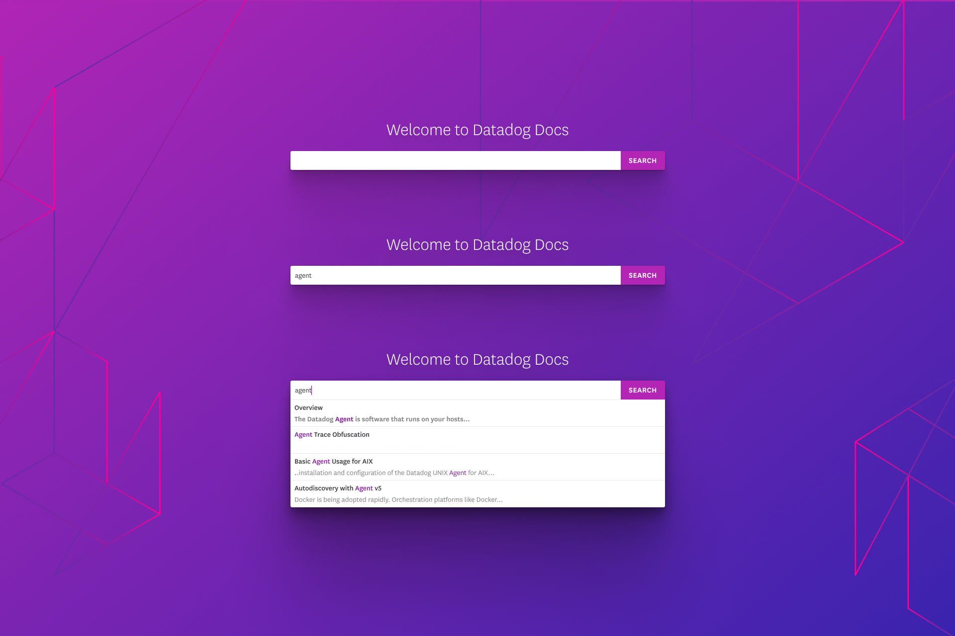 Search UI