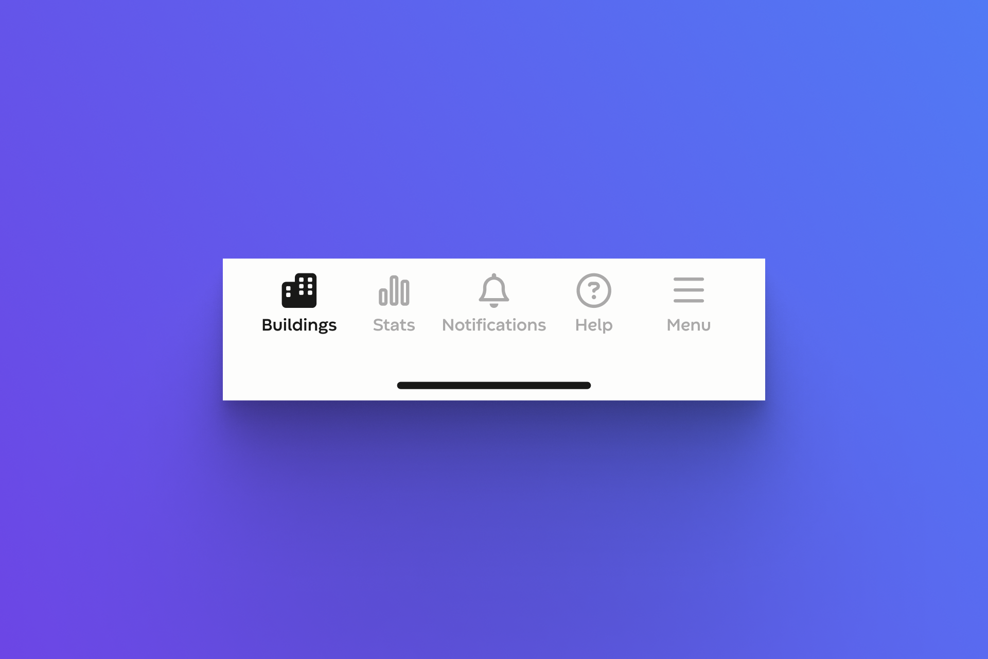 Navigation bar